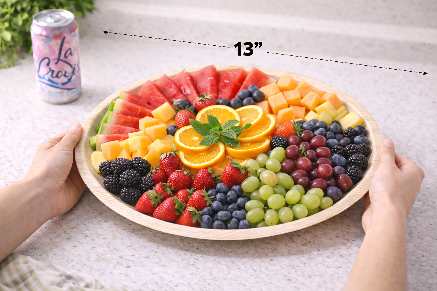 Fruit Round Platter (13")