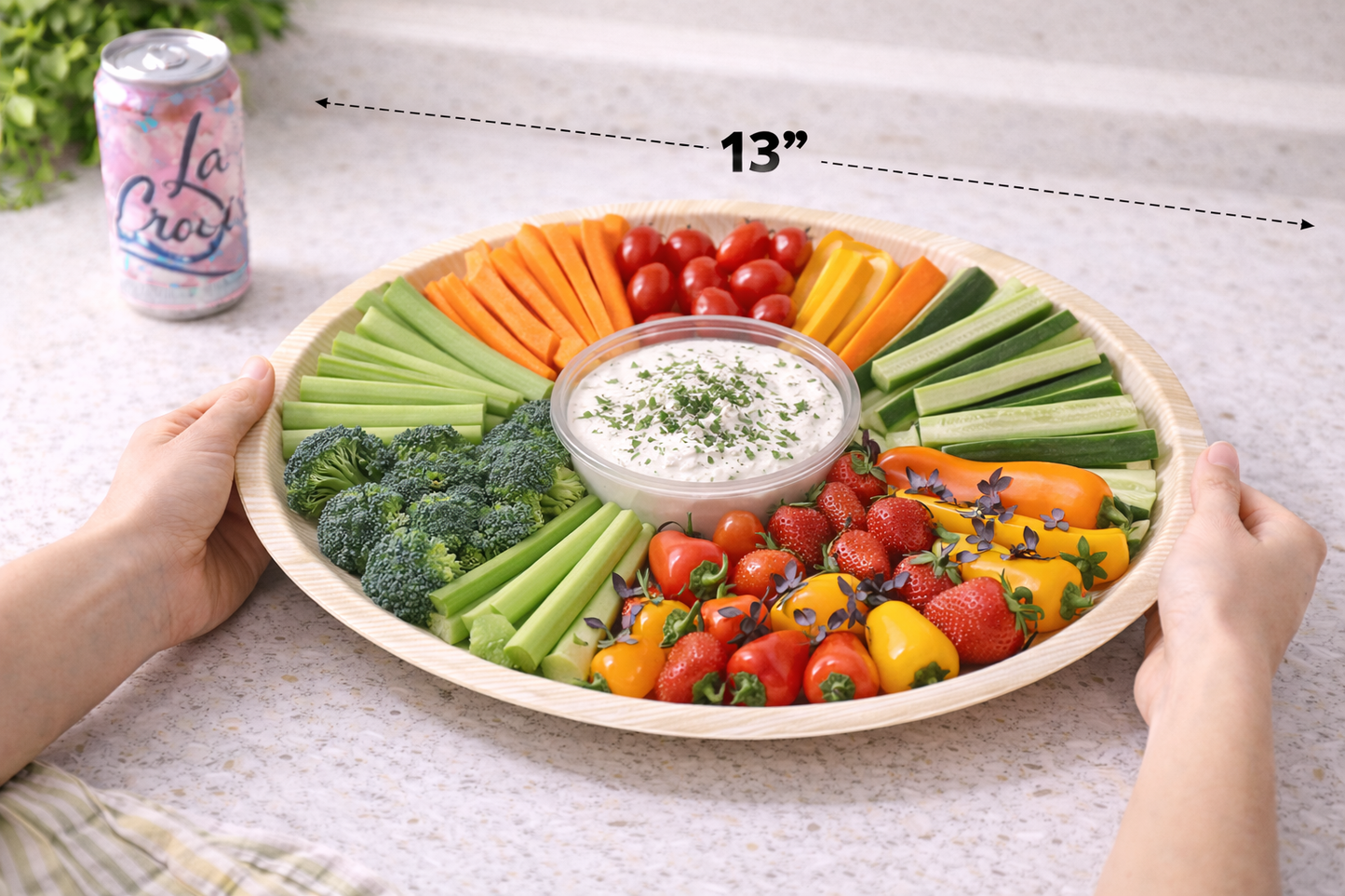 Crudité Round Platter (13")