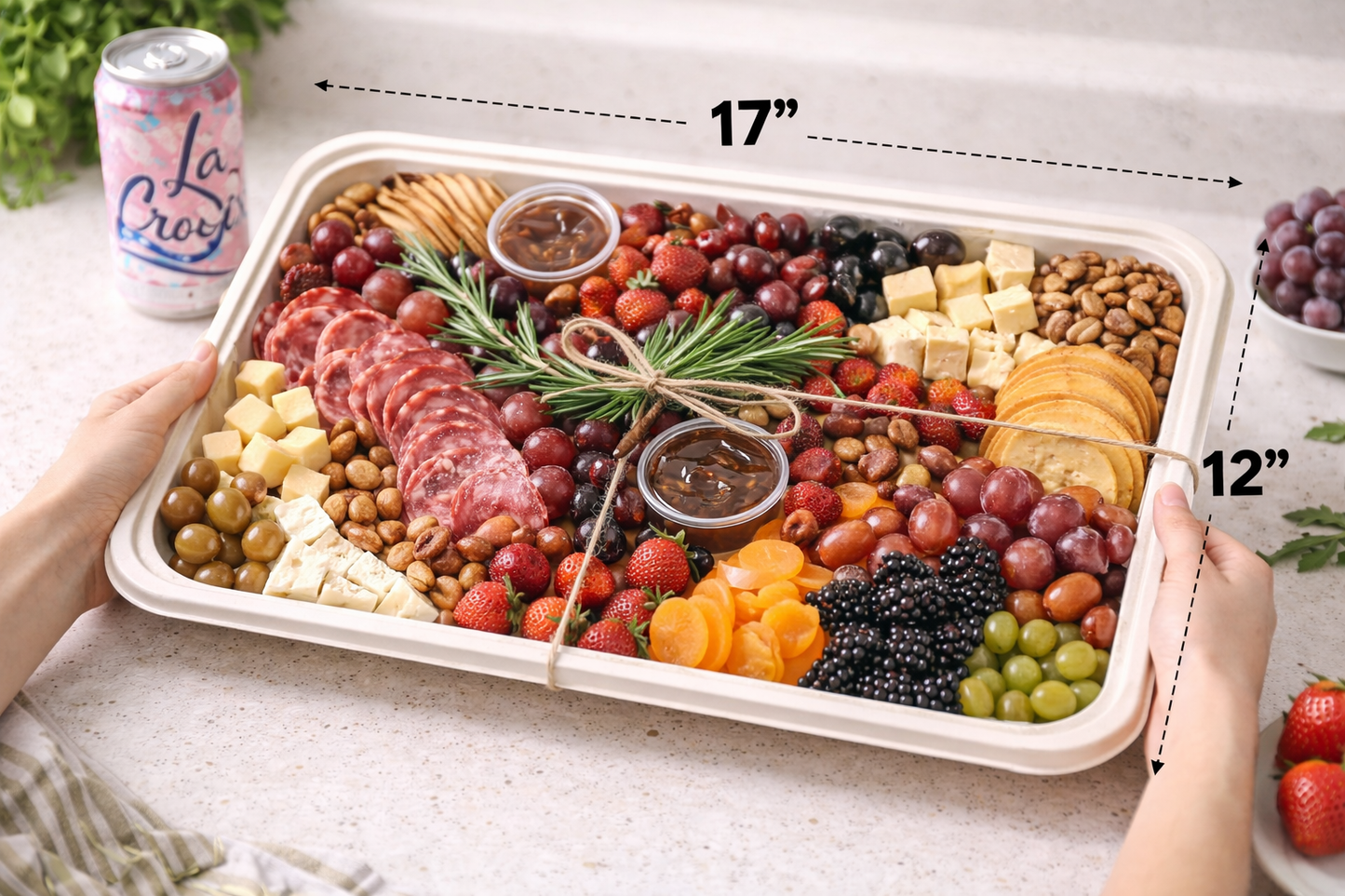 Disposable Charcuterie Platters (17"x12")