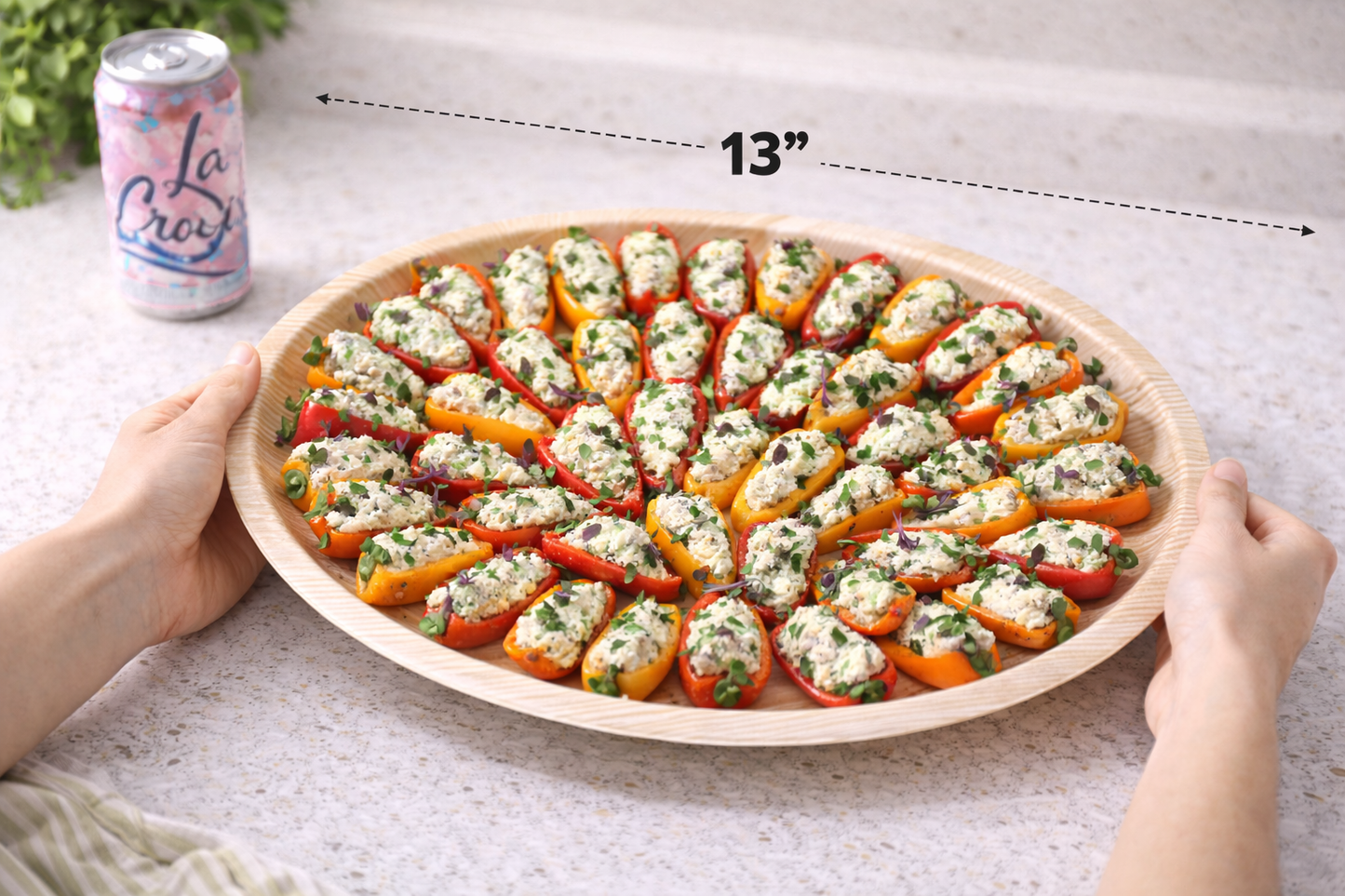 Stuffed Pepper Platter (13")